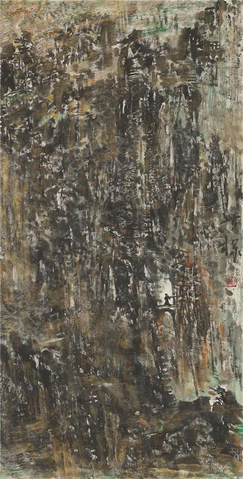 《别有洞天》68cm×172cm