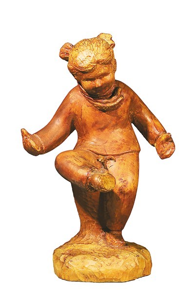 踢毽子(雕塑) 刘开渠