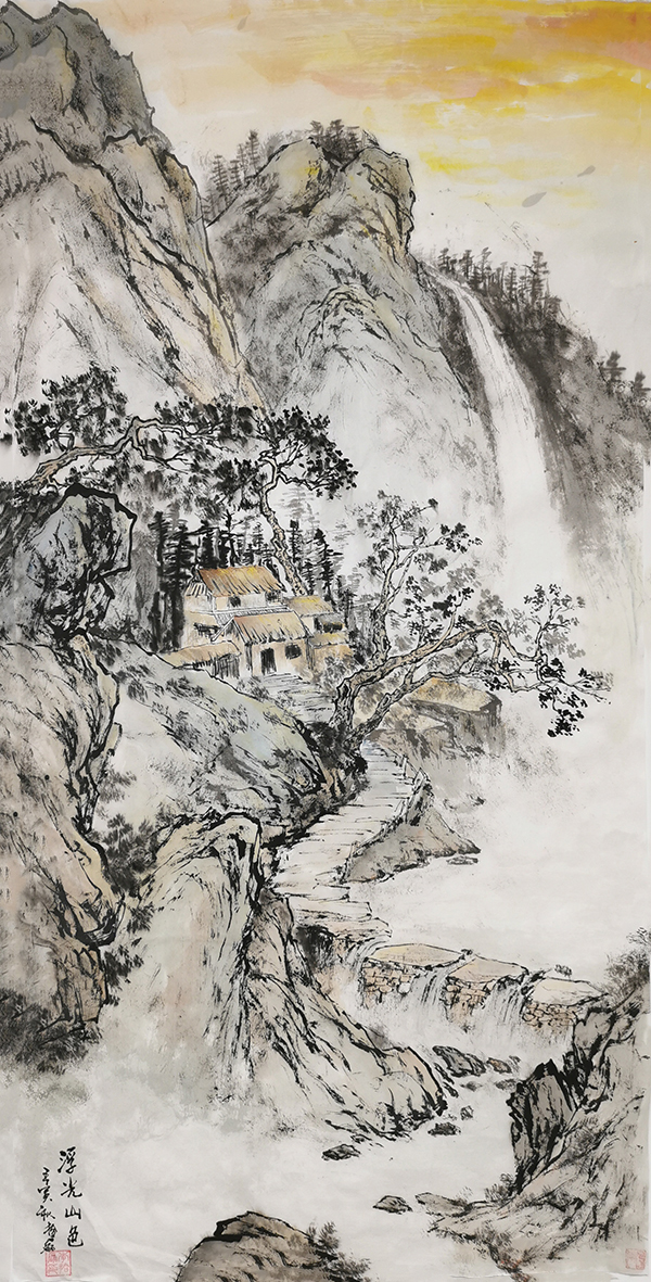 国画《浮光山色》.jpg